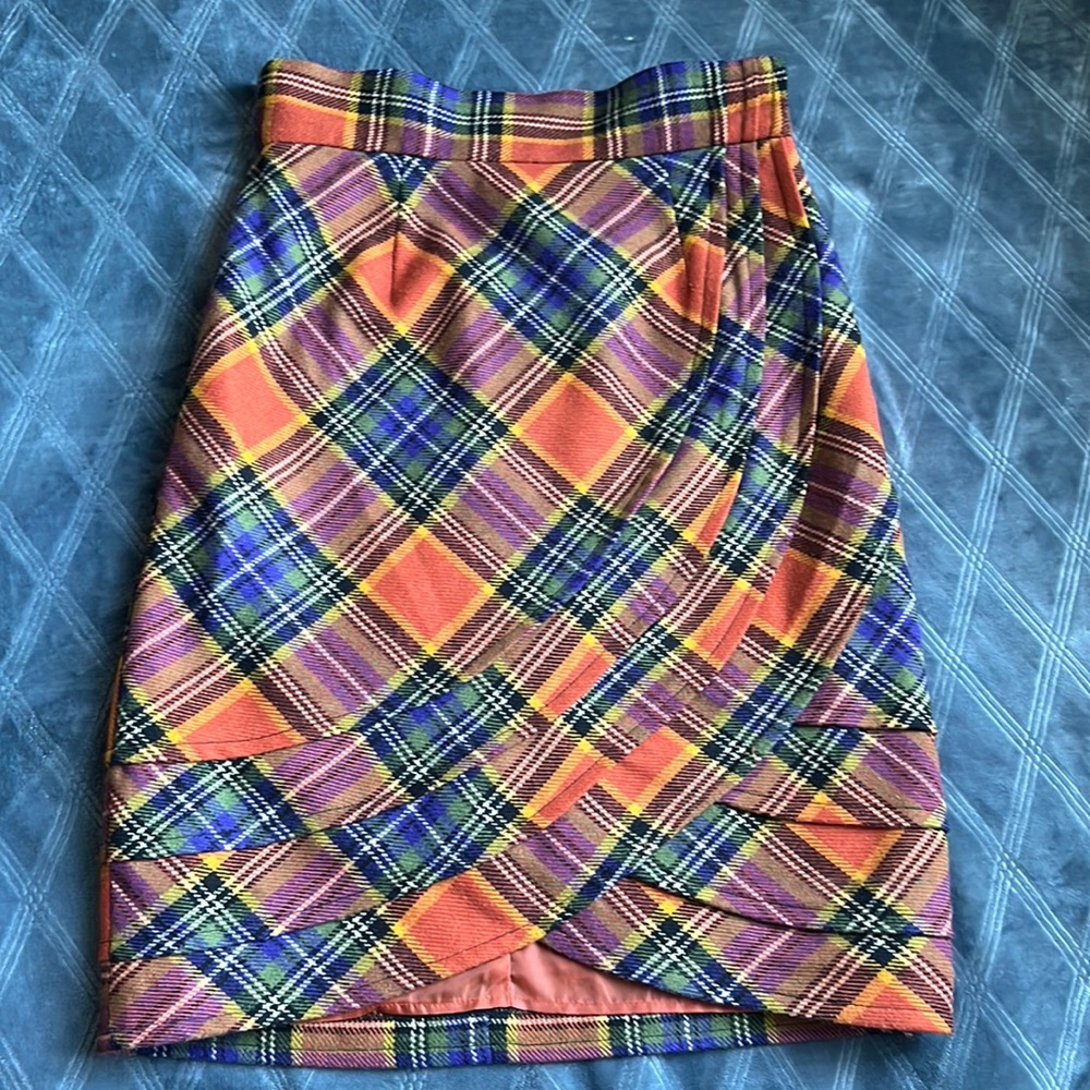 Tracy Reese Plenty Plaid Skirt